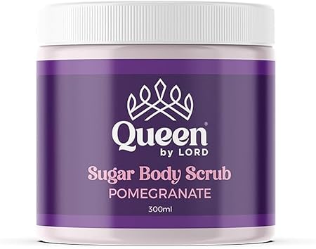 كوين بادي سكراب رمان 300مل - Queen By Lord Body Sugar Scrub with Pomegranate Scent