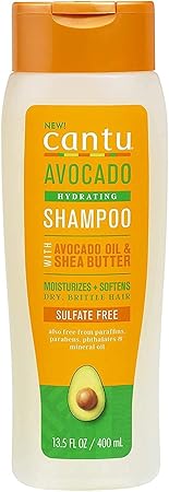كانتو شامبو 400مل فري سلفات افوكادو - Cantu Avocado Hydrating Shampoo 400ml / sulfate-free