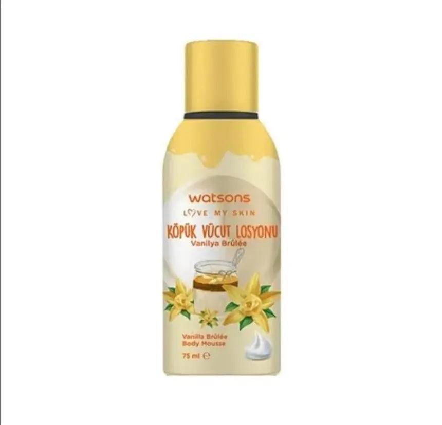 واتسونز بادي مووس فووم 75مل شيز كيك فانيلا - Watsons Body Mousse  75ml Scent Vanilla