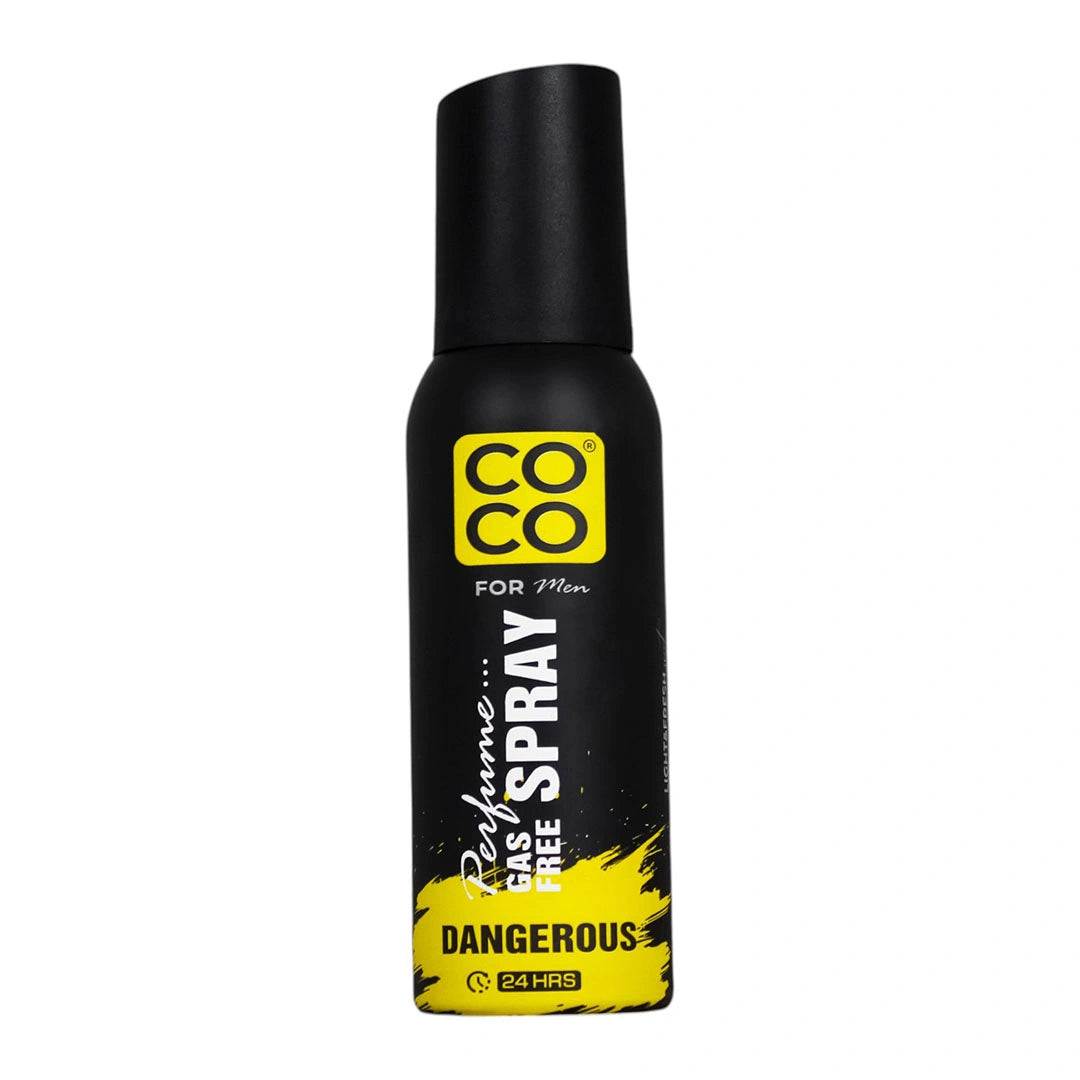 كوكو سبراي رجالي 120مل دينجراس اصفر - Coco Men's Spray Dangerous - Yellow - 120ml