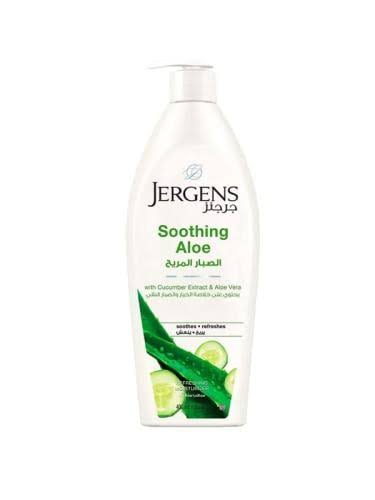 جرجنز كريم مرطب للجسم 250مل الوفيرا - Jergens Soothing Aloe Refreshing Moisturizer - 250ml