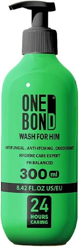 ون بوند غسول للرجال 300مل اخضر - One Bond Men's Face Wash (300ml) - Green