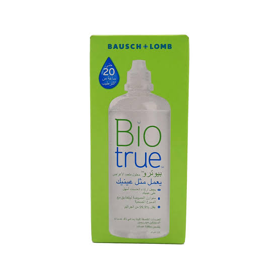 بيوترو محلول عدسات 120مل  - Biotrue Contact Lens Solution - 120 ml