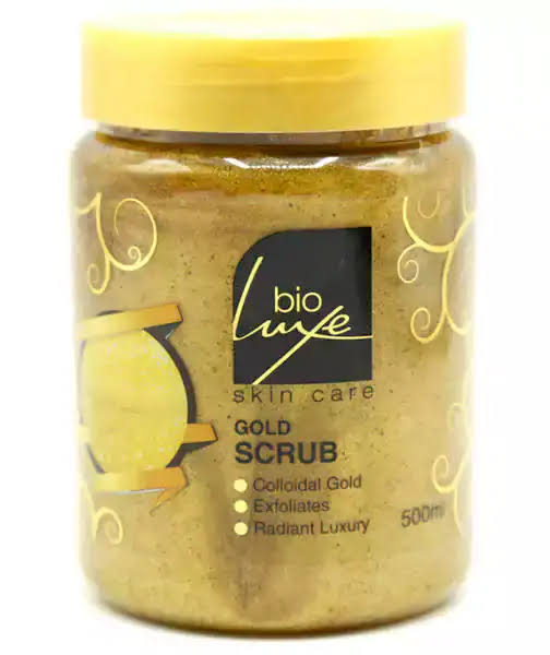 بايو لوكس صنفرة 500مل بالذهب - Bioluxe Exfoliating Scrub (500ml) - Gold