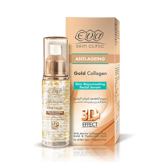 Eva Skin Clinic Anti-Ageing Gold Collagen Skin Rejuvenating Facial Serum 30ml