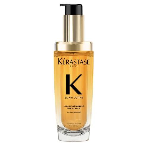 كريستاس سيوم جولد 75مل الكسير - Kérastase Elixir Ultime L'Huile Originale Beautifying Hair Oil 75ml