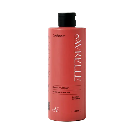 افريل بلسم 400مل كيرياتين وكولاجين  - Avrelle Hair Conditioner 400 ml with Keratin & Collagen