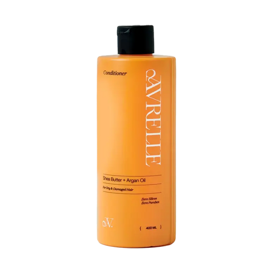 افريل بلسم 400مل شيا وارجان  - Avrelle Hair Conditioner 400 ml with Shea Butter & Argan Oil