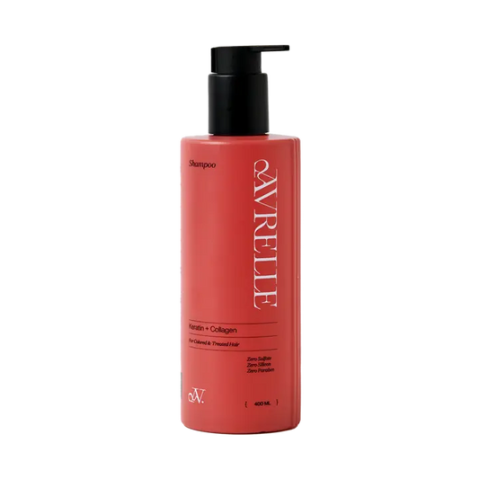 افريل شامبو 400مل كيرياتين وكولاجين - Avrelle Hair Shampoo 400 ml with Keratin & Collagen