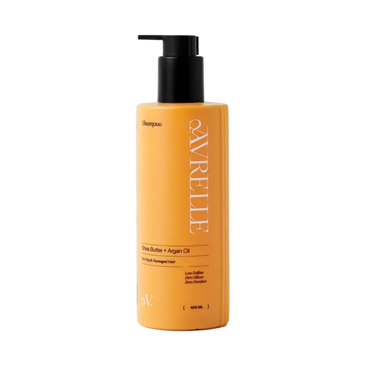 افريل شامبو 400مل شيا وارجان - Avrelle Hair Shampoo 400 ml with Shea Butter & Argan Oil