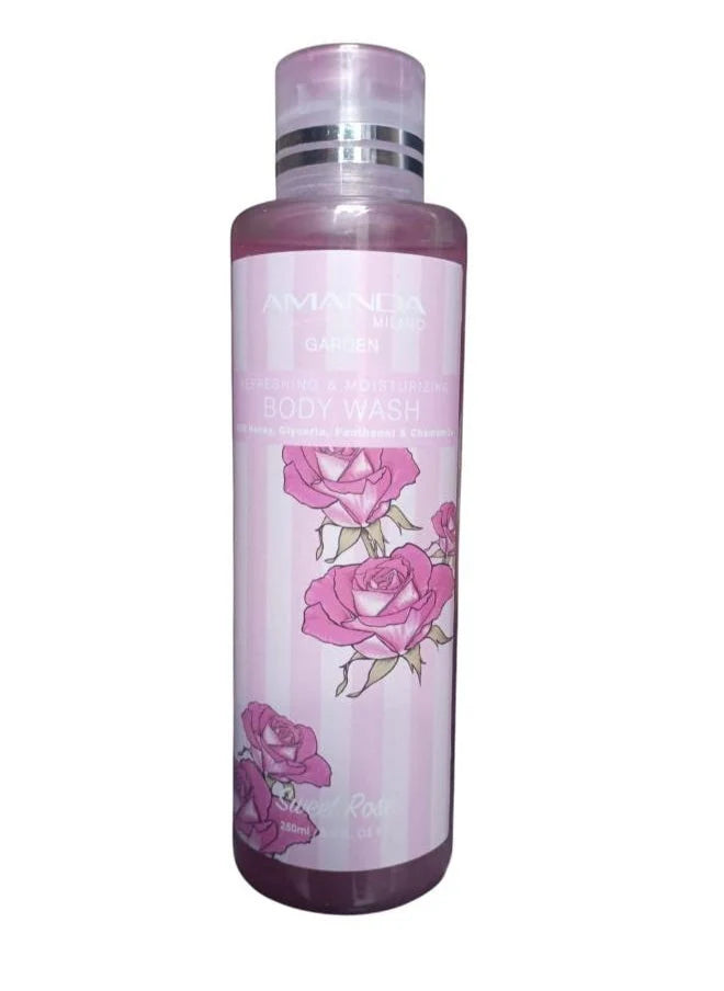 اماندا بادي ووش 250مل سويت روز - Amanda Body Wash - 250ml - Sweet Rose