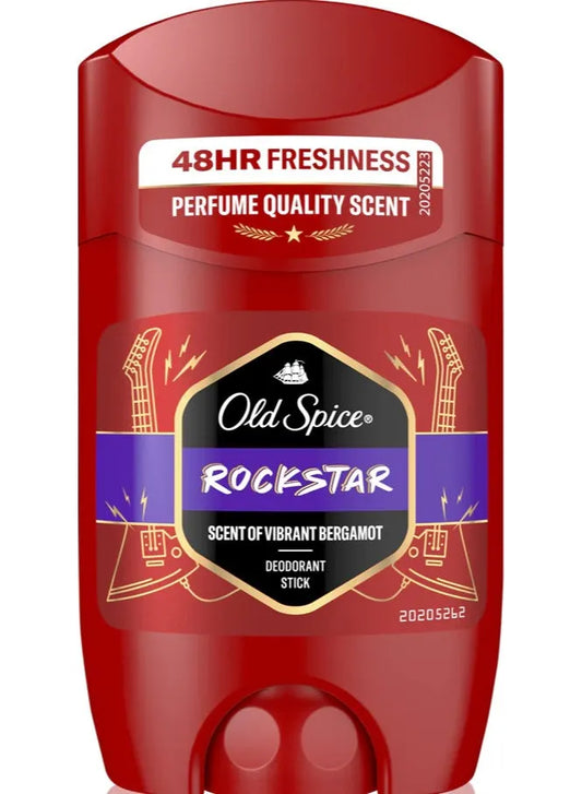 اولد سبايس ستيك احمر 50مل روك ستار - Old Spice Deodorant Stick 50ml Rock Star