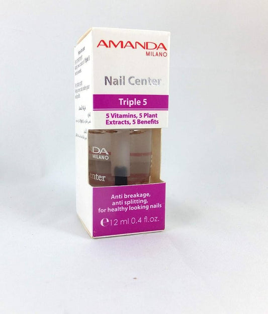 اماندا تريبل 5 نيل سنتر 12مل للاظافر  -  Amanda Triple 5 Nail Center - 12ml