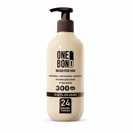 ون بوند غسول للرجال 300مل عود بيج - One Bond Men's Face Wash (300ml) - Oud (Beige)