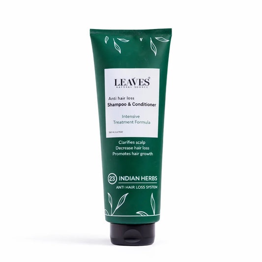 ليفز شامبو وبلسم 250مل معالجة ومنع تساقط الشعر - Leaves Anti-Hair Fall Shampoo & Conditioner (250ml)