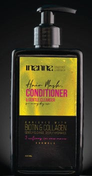انانا بلسم وحمام كريم 300مل بايوتين وكولاجين - Inana Biotin & Collagen 2-in-1 Conditioner & Hair Mask (300ml)