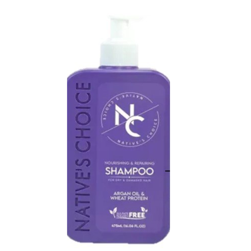 ناتيف شويس شامبو 400مل زيت ارجان وبروتين - Native Choice Shampoo 400ml - Argan Oil & Protein