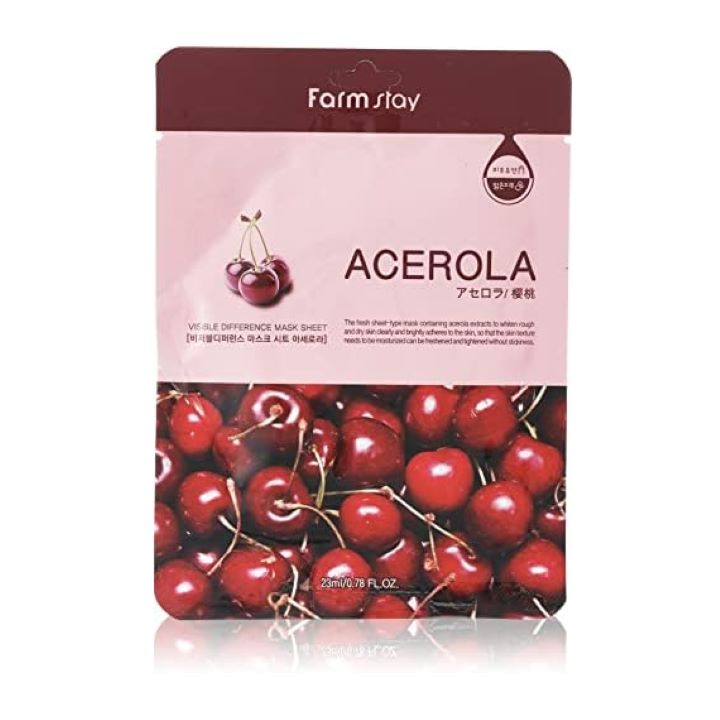 فارم ستاي شيت ماسك 23مل كوري بالكريز - Farm Stay Cherry Sheet Mask (23ml) - Korean