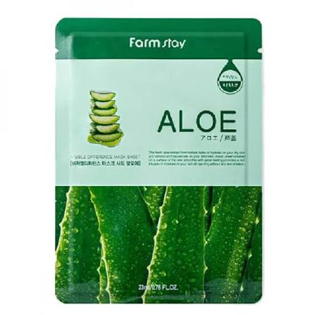 فارم ستاي شيت ماسك 23مل كوري بالالوفيرا - Farm Stay Aloe Vera Sheet Mask (23ml) - Korean