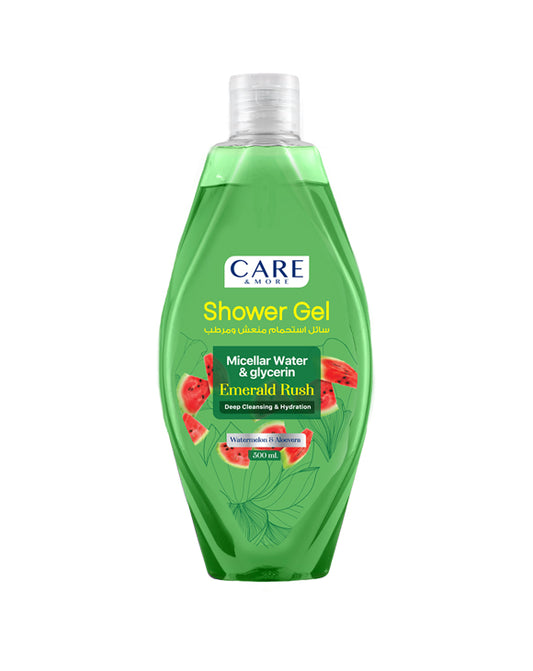 Care & More Micellar Shower Gel – Watermelon & Aloe Vera – 500ml