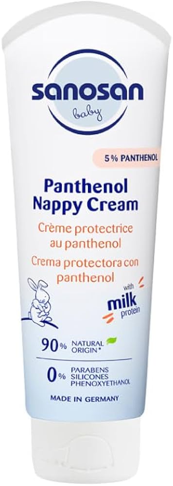 سانوسان كريم بانثينول 100مل لإلتهابات الحفاض - Sanosan Panthenol Diaper Care Cream (100ml)