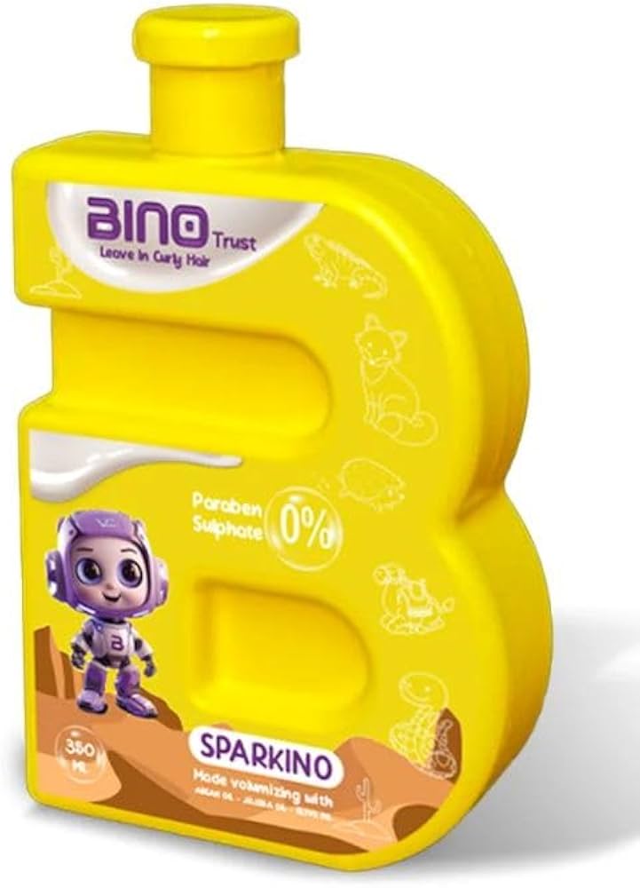 بينو ليف ان كيرلي اطفال 350مل سباركينو - Pino Kids Curly Leave-In Cream (350ml) - Sparkino