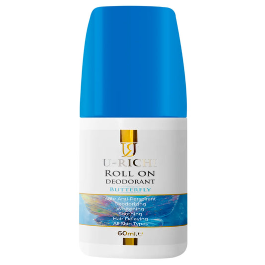 يوريتشي رول اون باتر فلاي60 مل - U-Richi Roll On Deodorant ButterFly 60 ml