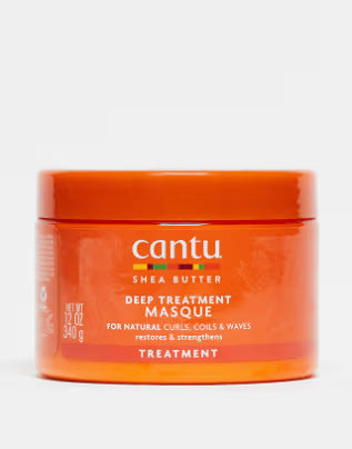 كانتو حمام كريم 340مل لاعاده بناء الشعر - Cantu Shea Butter Deep Treatment Masque 340g