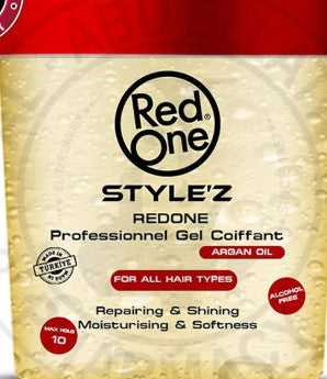 ريد ون جيل  910مل بزيت الارجان احمر -Red One Argan Oil Hair Gel - Red (910ml)