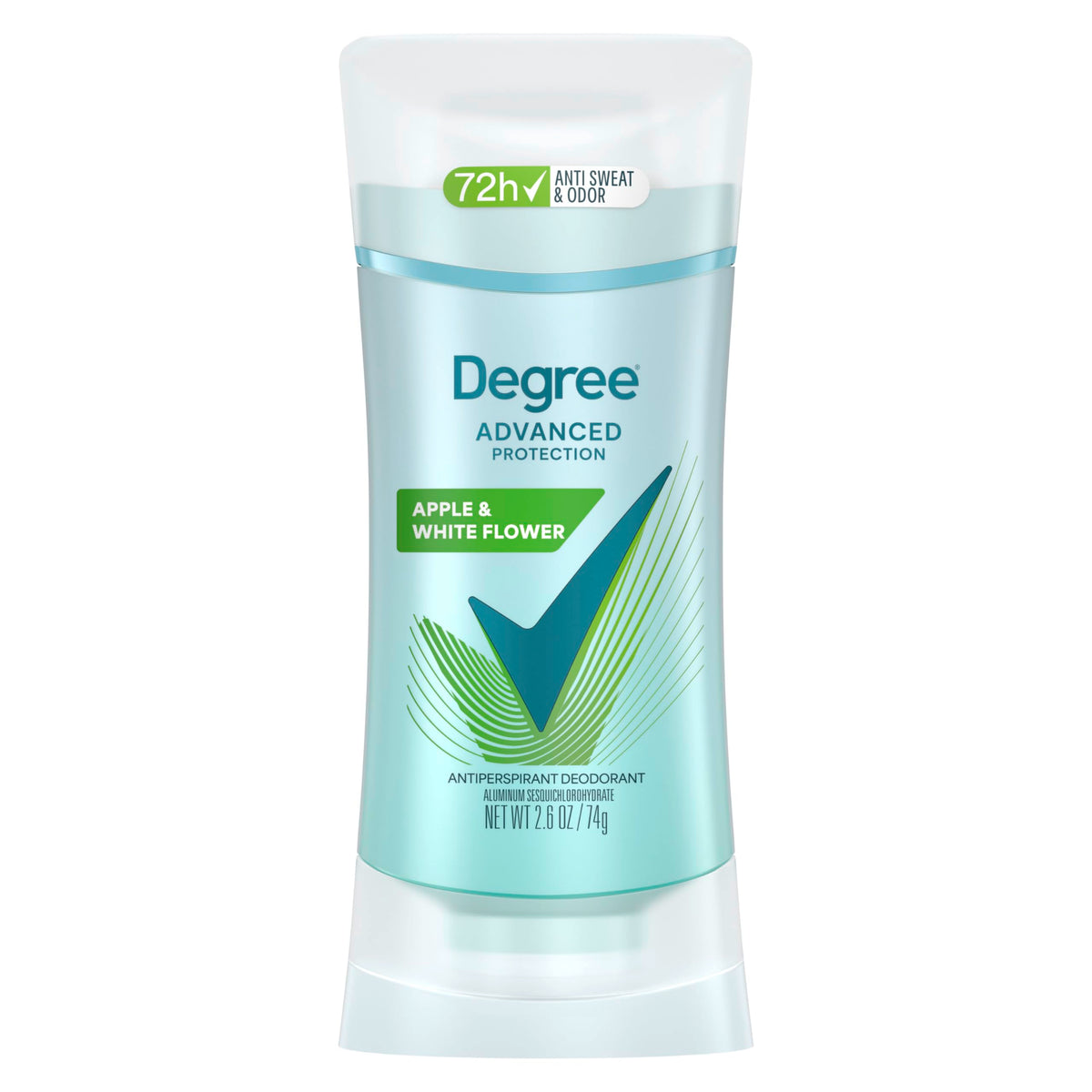 ديجري ادفانسيد ستيك 74جم تفاح وجاردينيا - Degree Advanced Antiperspirant Deodorant Stick - 74g / 2.6 oz (Apple & Gardenia)