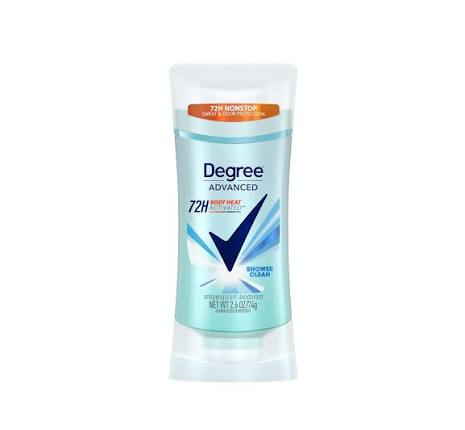 ديجري ادفانسيد ستيك 74جم شاور كلين - Degree Advanced Antiperspirant Deodorant Stick - 74g / 2.6 oz (Shower Clean)