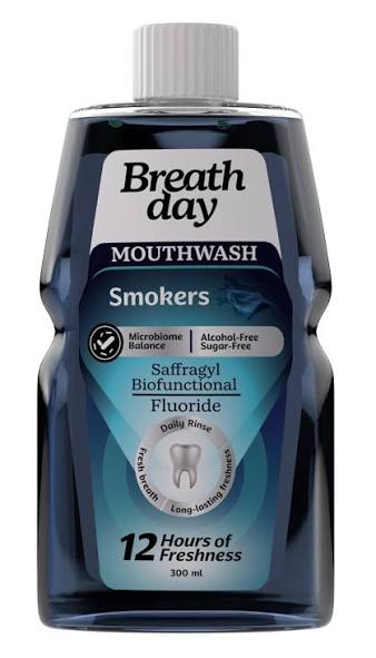 بريث داي غسول للفم 300مل سموكرز - Breath Day Mouthwash (300ml) - Smokers