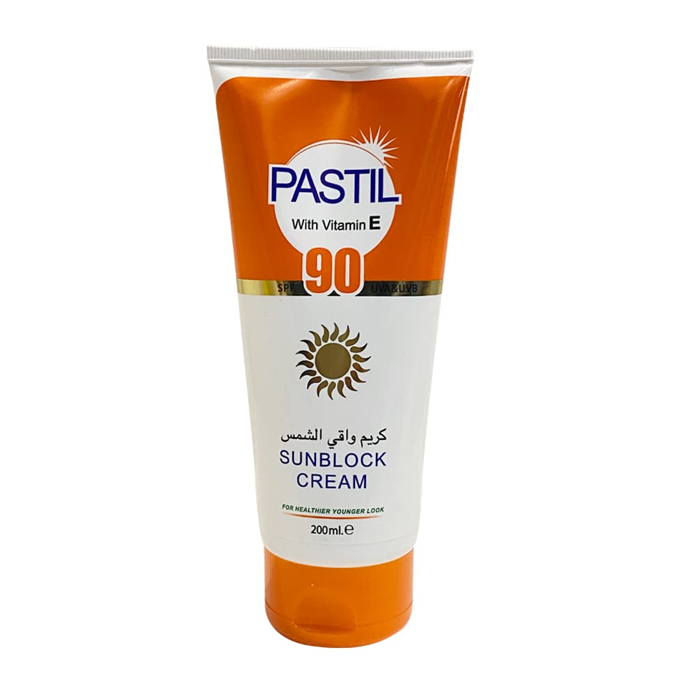 باستيل صن بلوك 200مل معامل حمايه 90 فيتامين اي - Pastel Sun Block (200ml) - SPF 90 with Vitamin E