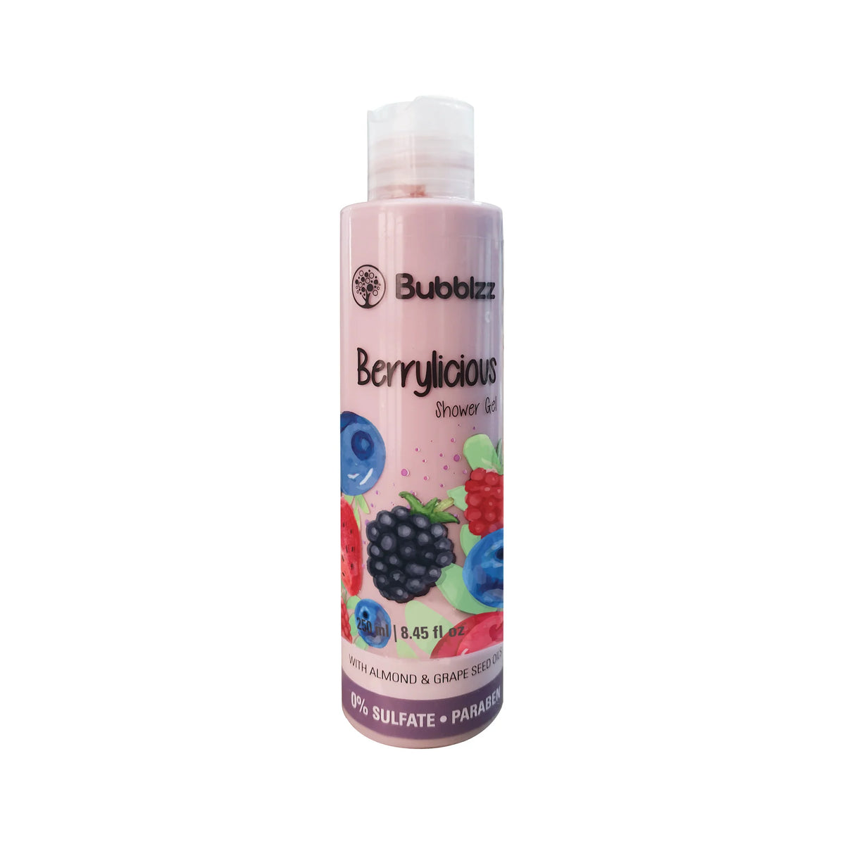 ببلز شاور جيل 250مل توت - Bubblzz Shower Gel 250 ml - Berry