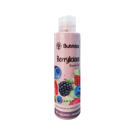 ببلز شاور جيل 250مل توت - Bubblzz Shower Gel 250 ml - Berry