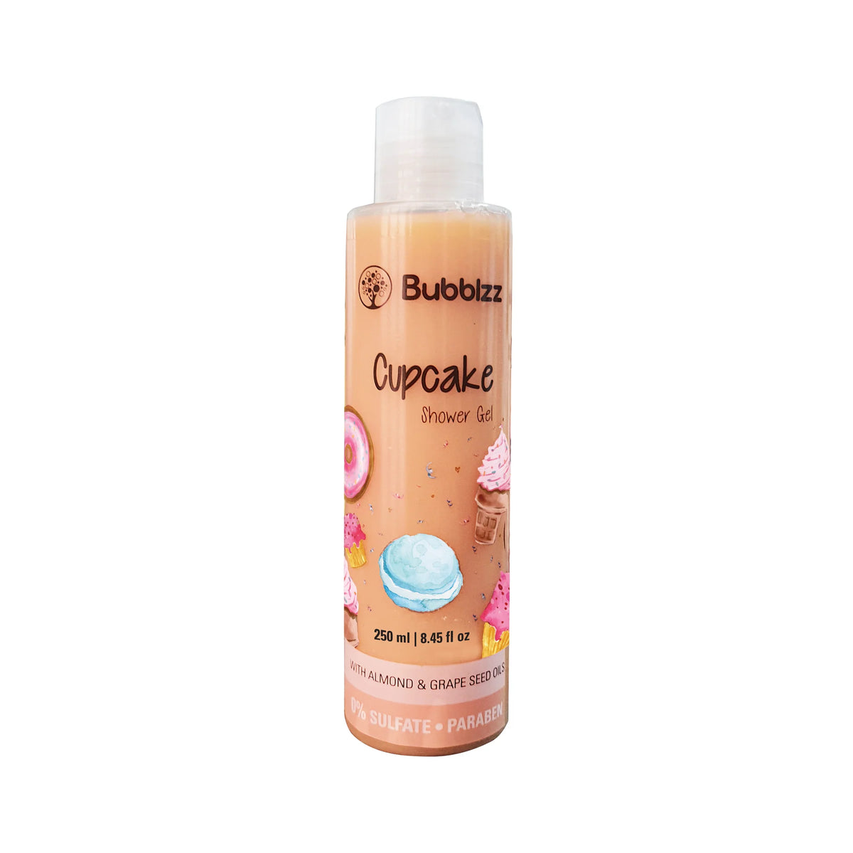 ببلز شاور جيل 250مل كب كيك - Bubblzz Shower Gel 250 ml - Cupcake