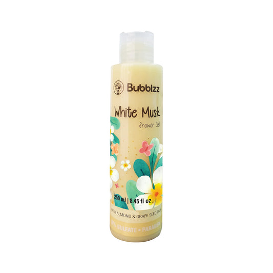 ببلز شاور جيل 250مل مسك ابيض - Bubblzz Shower Gel 250 ml - White Musk