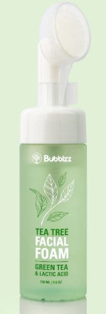 ببلز غسول فوم للوجه 150مل بزيت شجرة الشاي - Bubblzz Facial Foam Cleanser 150 ml - Tea Tree Oil