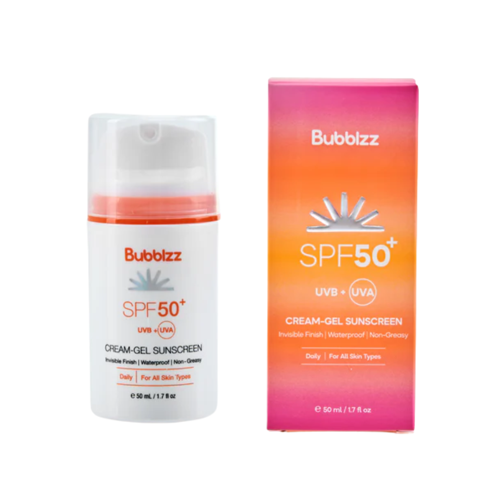 ببلز صن سكرين 50مل بمعامل حمايه 50 - Bubblzz Sunscreen SPF 50 - 50 ml