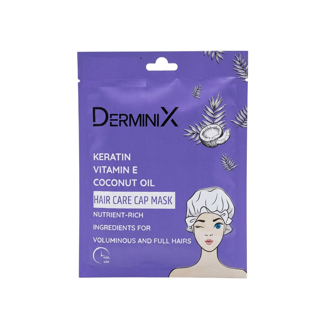 ديرمينيكس قناع ورقي للشعر كيرياتين وجوزهند - Derminix Keratin & Coconut Hair Sheet Mask