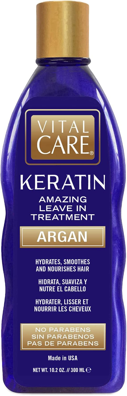 فيتال كير كريم ليف ان 300 مل ارجان طبيعي - Vital Care Keratin Amazing Leave-In Treatment Argan Oil