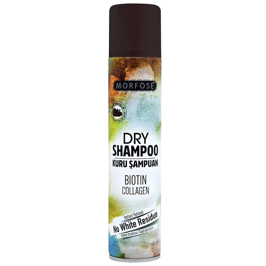 مورفوس شامبو دراي سبراي 200مل بني - Morfose Biotin & Collagen Dry Shampoo For Brown Hair 200ml