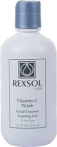 Rexsol Vitamin-C Wash Facial Cleanser Foaming Gel 240ml