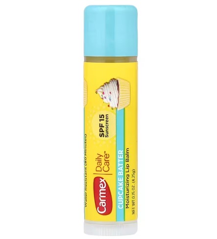 كارميكس ليب بالم موستريزنج 4.25جم كب كيك - Carmex Moisturizing Lip Balm Stick - 4.25 g (Cupcake)