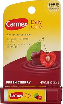 كارميكس ليب بالم موستريزنج 4.25جم كريز - Carmex Moisturizing Lip Balm Stick - 4.25 g (Cherry)