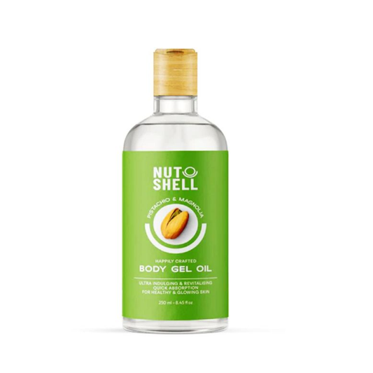 نات شيل بادي جيل اويل  250مل بستاشيو و مجنوليا - Nut shell Body Gel Oil 250ml - Pistachio & Magnolia