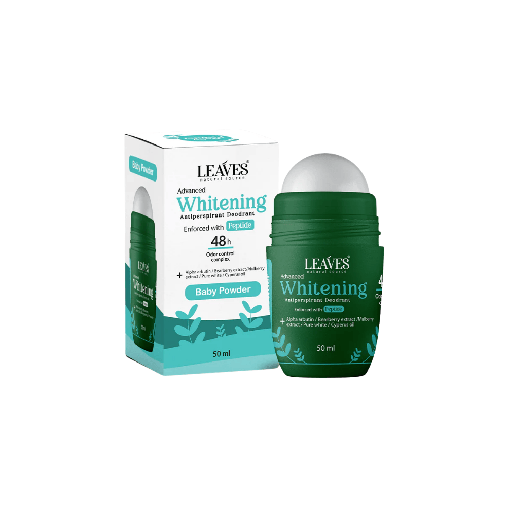 ليفز رول اون 50مل بودر - Leaves Roll-On Deodorant - Powder (50ml)