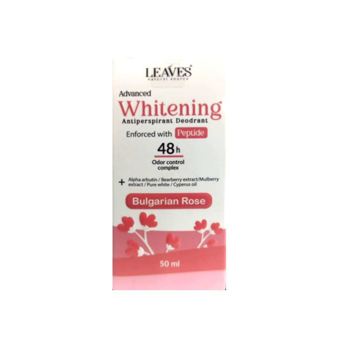 ليفز رول اون 50مل روز - Leaves Roll-On Deodorant - Rose (50ml)