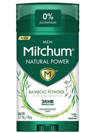 ميتشام ستيك بامبو باودر 76 جم - Mitchum Bamboo Powder Anti-Perspirant Deodorant Stick - 76 g