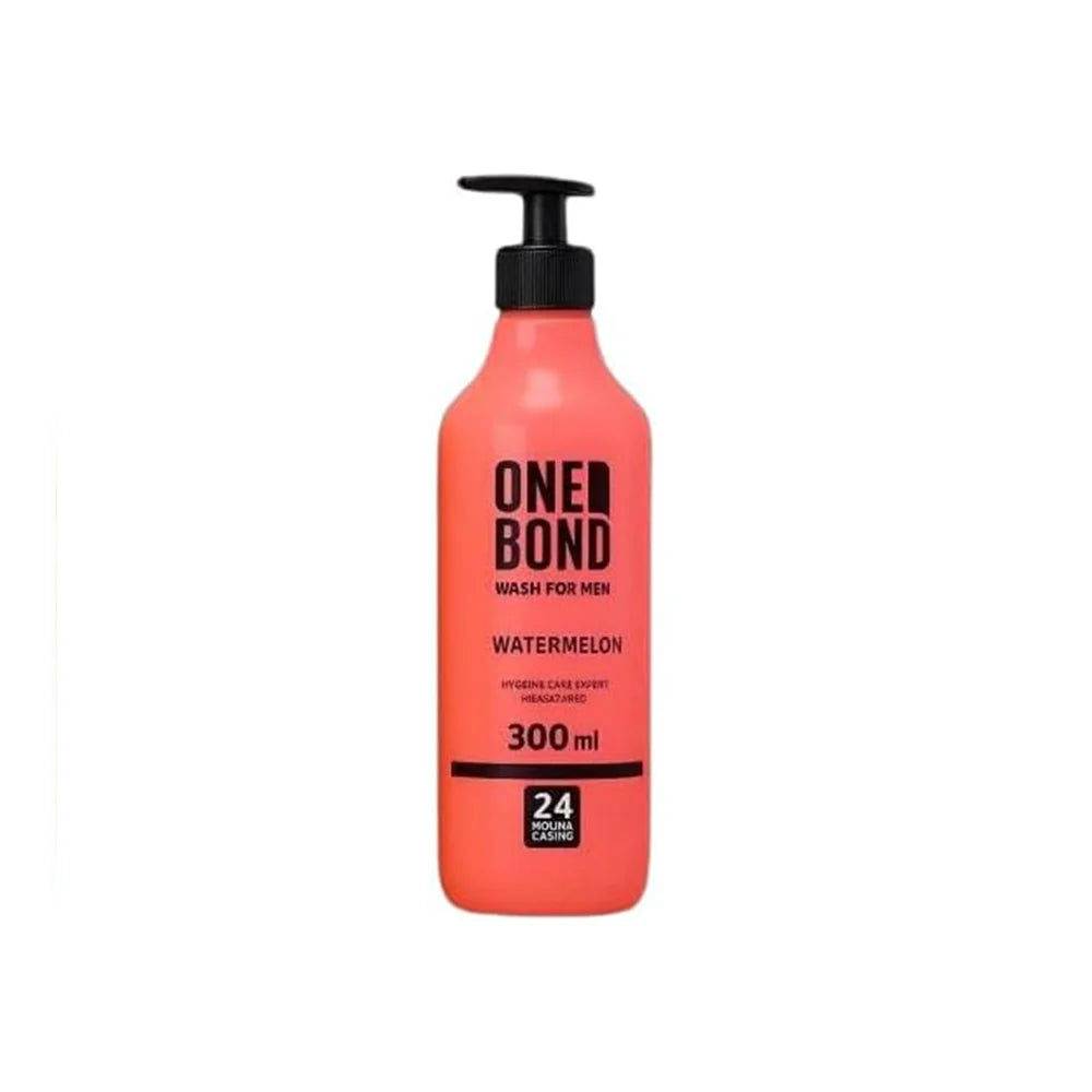 ون بوند غسول للرجال 300مل بطيخ - One Bond Men's Face Wash (300ml) - Watermelon